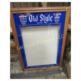 Old Style Beer wall display