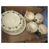 Metlox Poppytrail mugs dishes