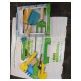 2 kids gardening tool sets