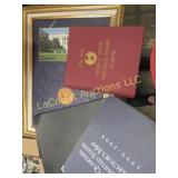 quater collection books stamp book framed piece