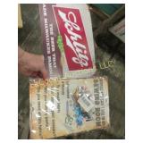 2 tin signs Schlitz  beer & sewing room new