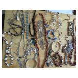 assorted costume jewelry necklaces bracelets