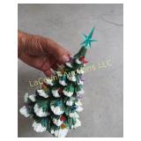 vintage ceramic lighted christmas tree