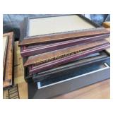 assorted picture frames