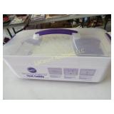 Wilton caddy cake decorating supply storage case