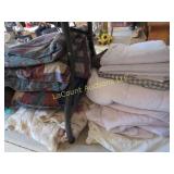 assorted bed linens mattress pads comforters