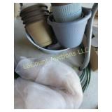 many planter pot hoop net garden net