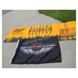 Harley Davidson flag Wisconsin hunters banner