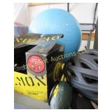 ball helmet bike lock bike seat exercise equipment