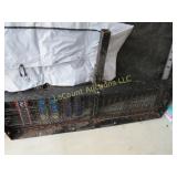Trailer hitch mount cargo carrier extension with