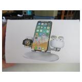 Apple charging port holder for phone watch & ear