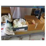 all on shelf Christmas drape ceramics L@@K
