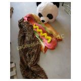 giant Panda bear head hot dog costume