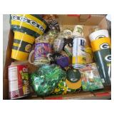 Green Bay Packer memorabilia chunky soup cups mugs