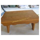 small wood stool
