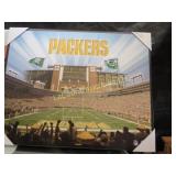 Packers canvas wall decor