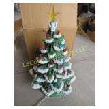 Viontage ceramic lighted christmas Tree