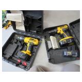 Dewalt drills in cases