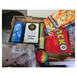 assorted kids games toys plush elephant bop it