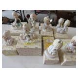 8 Precious moments figures in boxes