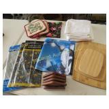 graduation table cloths cutting boards napkins hot