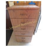 6 drawer tall cabinet wood flowers