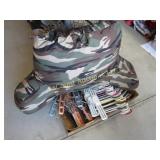 camo gaming pillow and box hangers