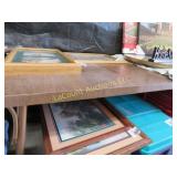 vintage mod kitchen table w 2 10' leaves