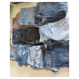 Girls American Eagle jeams small sizes 1-2