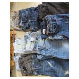 girls jeans american Eagle Judy Blue small sizes
