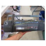 vintage GE boom box radio tape player