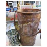 2 decor pieces candle holder lamp