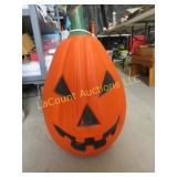 lighted blow mold pumpkin halloween decor