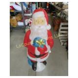 lighted blow mold Santa yard decor christmas