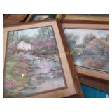 2 framed countryside theme prints Sherry Masters