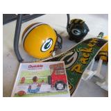 Green Bay Packer helmet pennant Quickie book