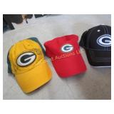 Green Bay Packer baseball hats