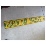 heavy metal Green Bay Packer Road sign