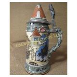 Mettlach The Thirsty Knight 1897 Stein 1/2 Liter