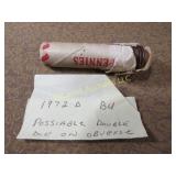 1972 D BU Pennies in original wrap roll