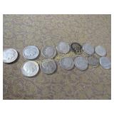13 Roosevelt Silver Dimes