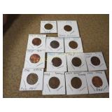 Error or Damaged Pennies assorted