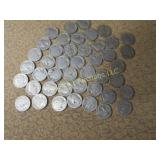 Lot of 44 No Date Buffalo nickels
