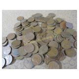 130 Wheat Pennies all 1950