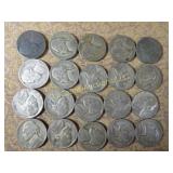 20 1943 War Nickels