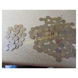 138 Wheat Pennies 110-1944, 28-1942