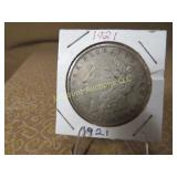 1921 Morgan Silver Dollar