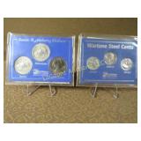 Susan B Anthony Dollar set Wartime steel Penny Set