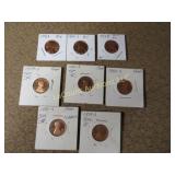 Proof Pennies 2-1955 BU Assorted