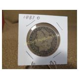1887 O Morgan Silver Dollar